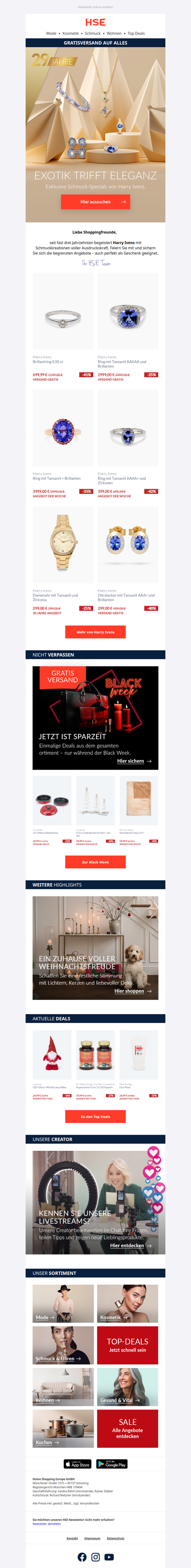 Edelsteinzauber zu 29 Jahren Harry Ivens