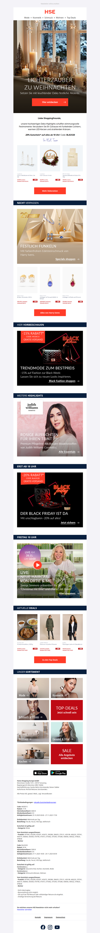 Lichterglanz & Dekozauber für Weihnachten