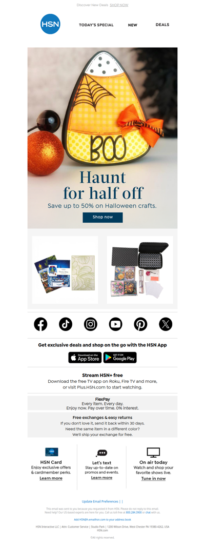 Inspiring Savings: Up to 50% Off Crafts