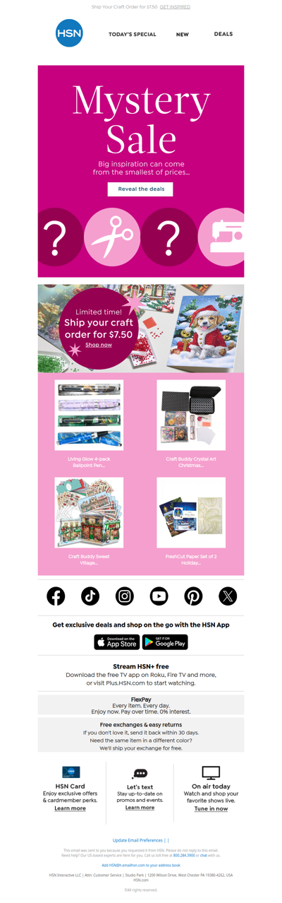 Hey, Makers! You’ll 💙 This Mystery Sale