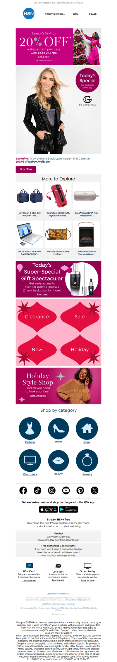 Friend, Glow All Out with This Cardigan ✨ Plus, Save 20%