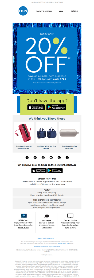 20% Off 📱 Today Only