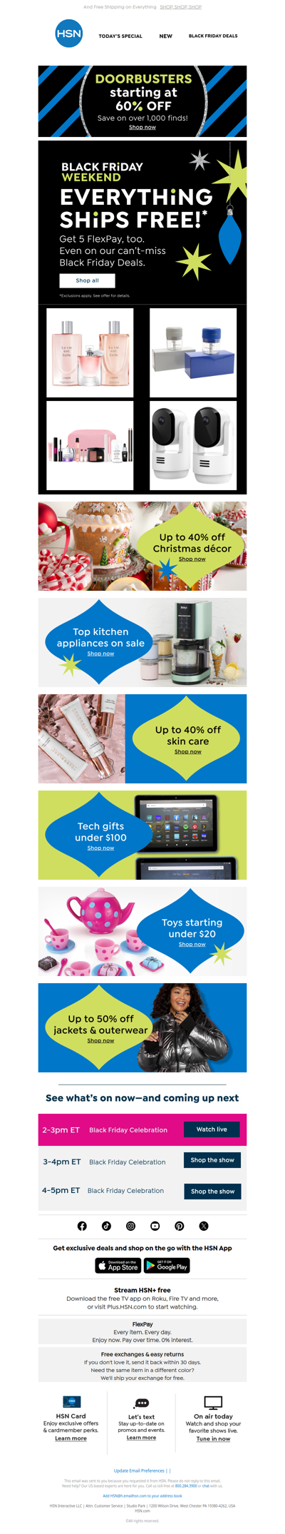 2,000+ Doorbusters 60% Off or More 🎉