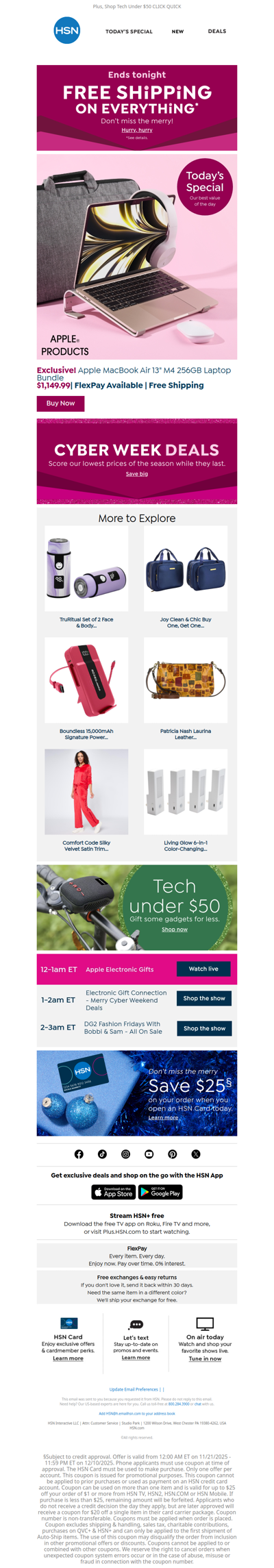 Friend, This Apple MacBook's on Sale & Everything Ships Free!