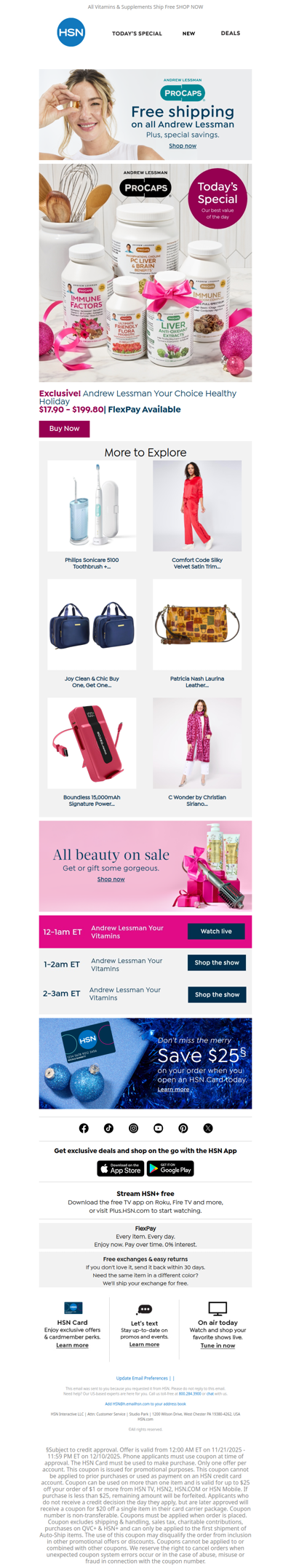 Friend, Boost Your Holiday Wellness with Andrew Lessman