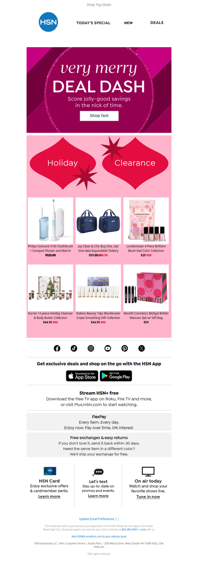 Very Merry Deal Dash!