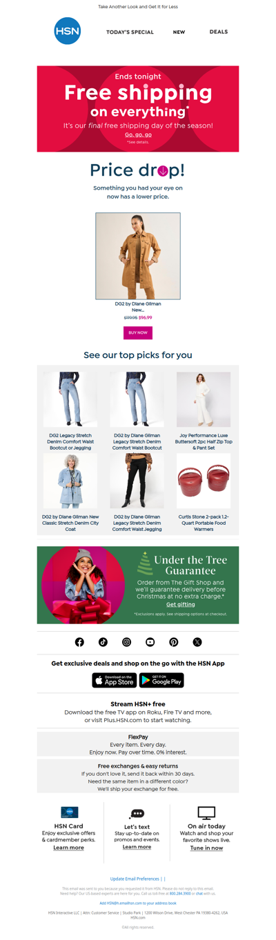 Price Drop! DG2 by Diane Gilman New Classic Stretch Denim Longline Car Coat