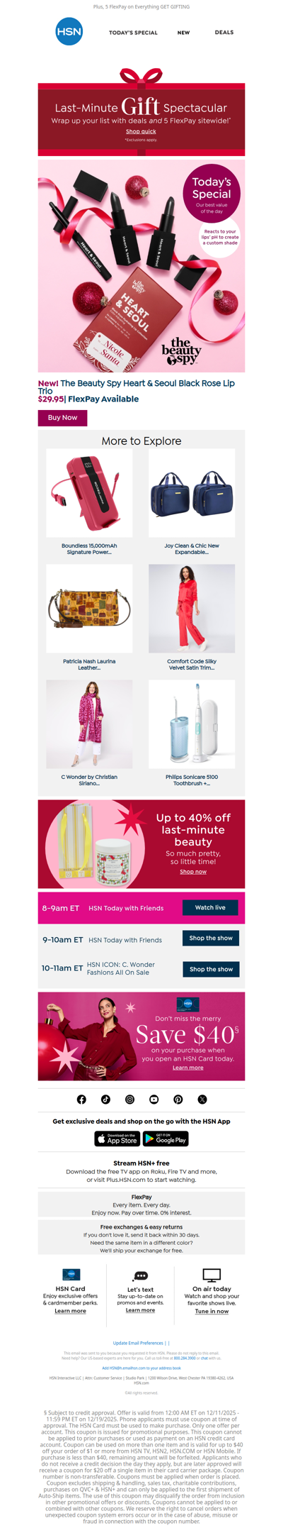 Friend, A Kiss-mass Deal from The Beauty Spy  💋