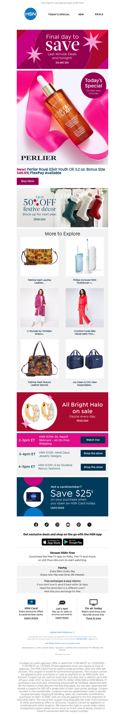 Friend, Indulge & Save on Perlier’s Royal Elixir