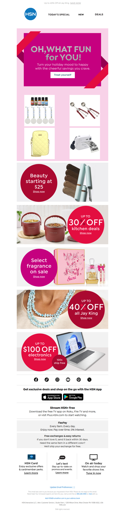 Oh, What Fun It Is To...Treat Yourself 💐