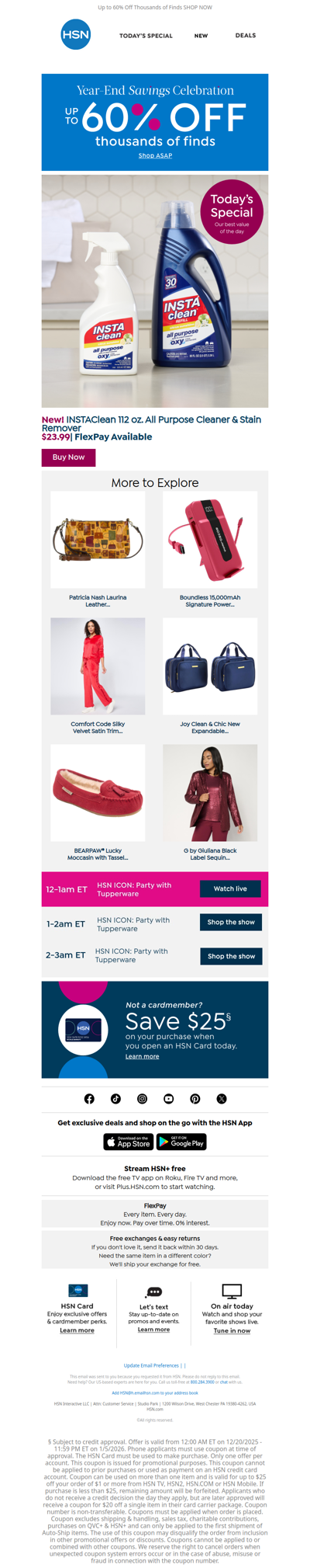 Friend, New Year, No Messes: Save on InstaClean