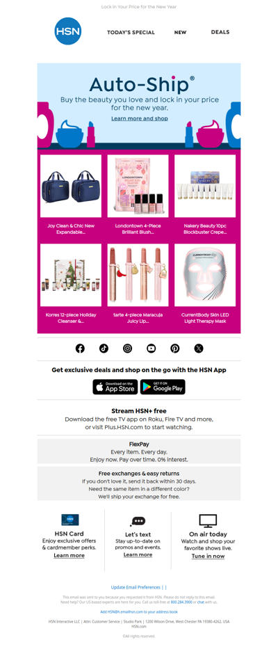 Beauty Auto Delivery Deals