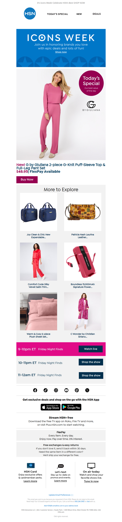 Friend, Lounge On in a G by Giuliana Set 🛋️