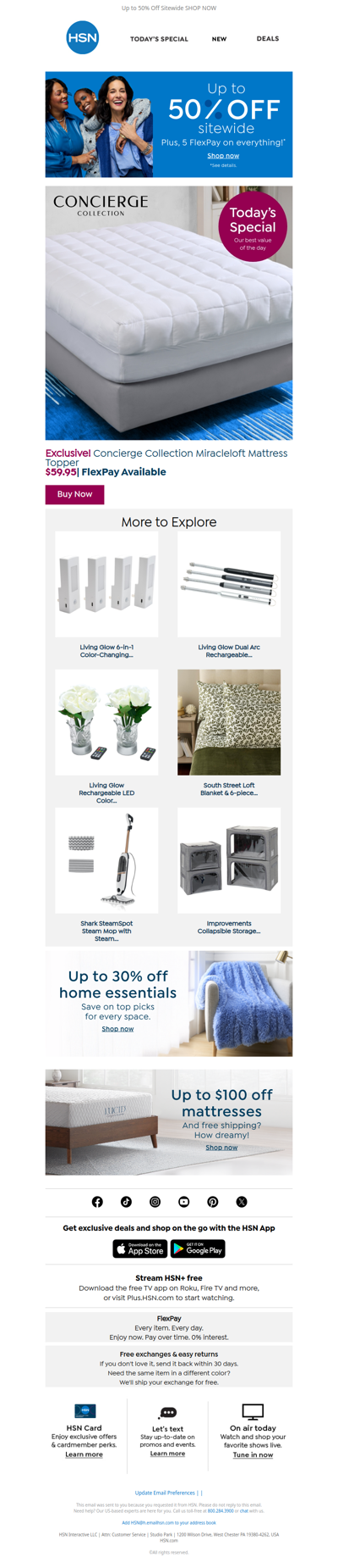 A Dreamy Mattress Topper from Concierge Collection 🌜