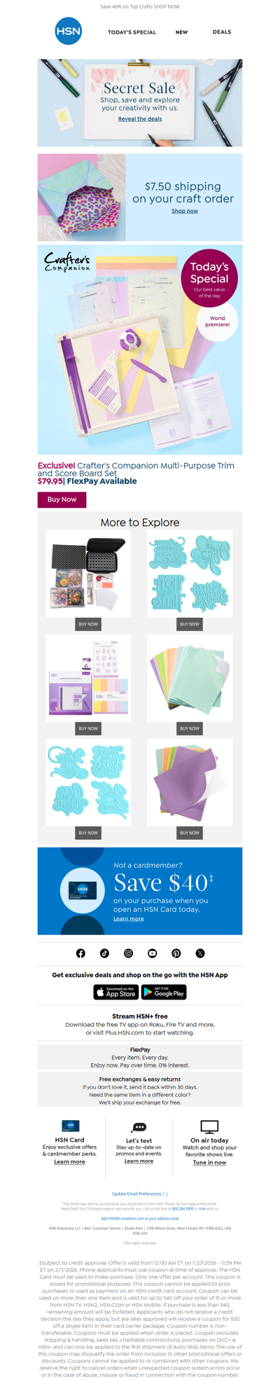 Friend, Crafters, Today's Deal Is Made for You! ✂️