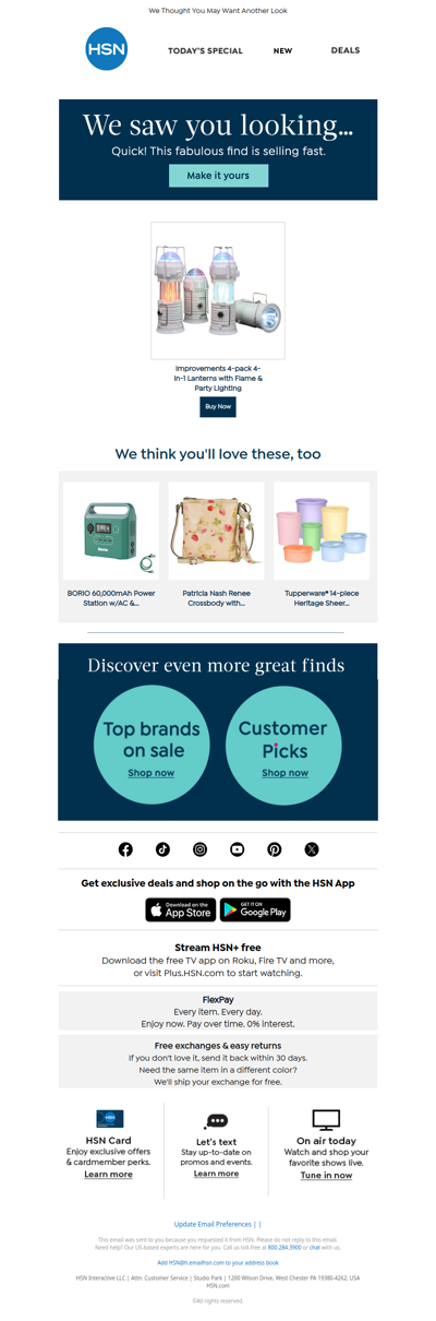 You Picked a Good One: Improvements 4-pack 4-in-1 Lanterns with Flame & Party Lighting