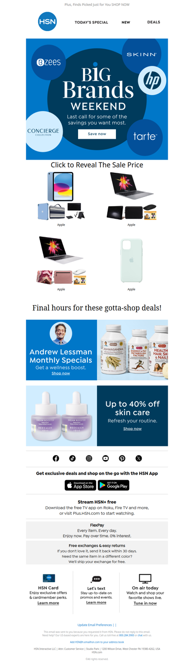 Save on Brands You Love Best