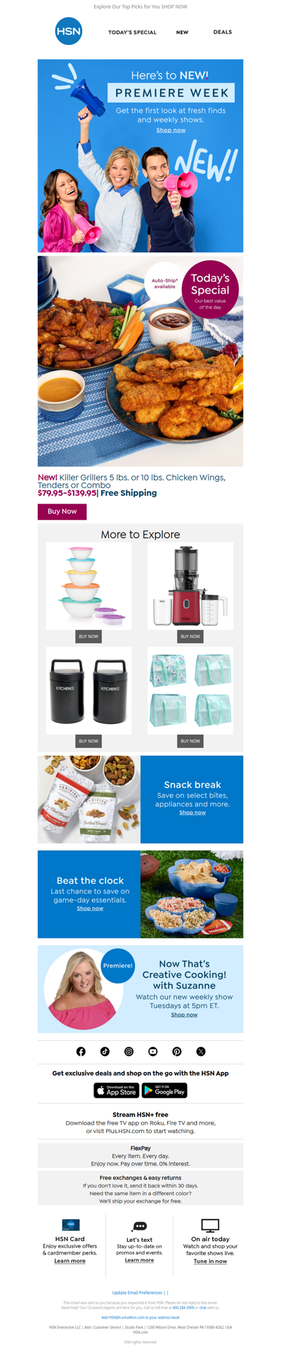 Friend, Coming in Hot, Wings & Tenders on Sale