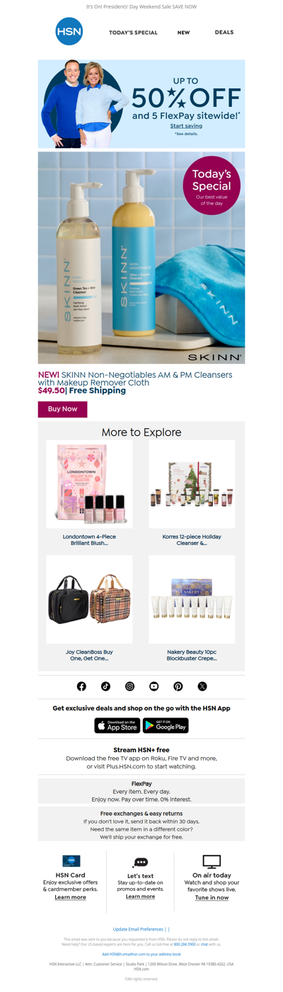 Friend, 💌 Open Up! SKINN Cleansers Are on Sale 💕