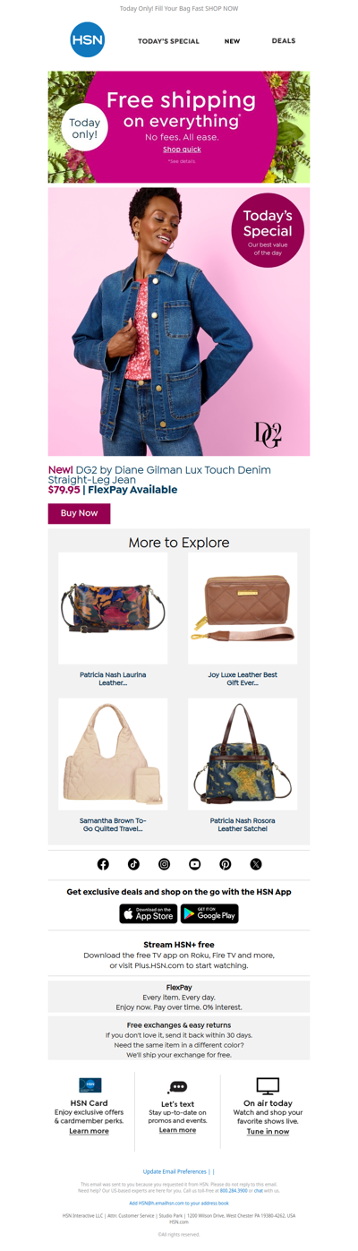 Friend, Free Shipping Sitewide & a DG2 Deal 💙