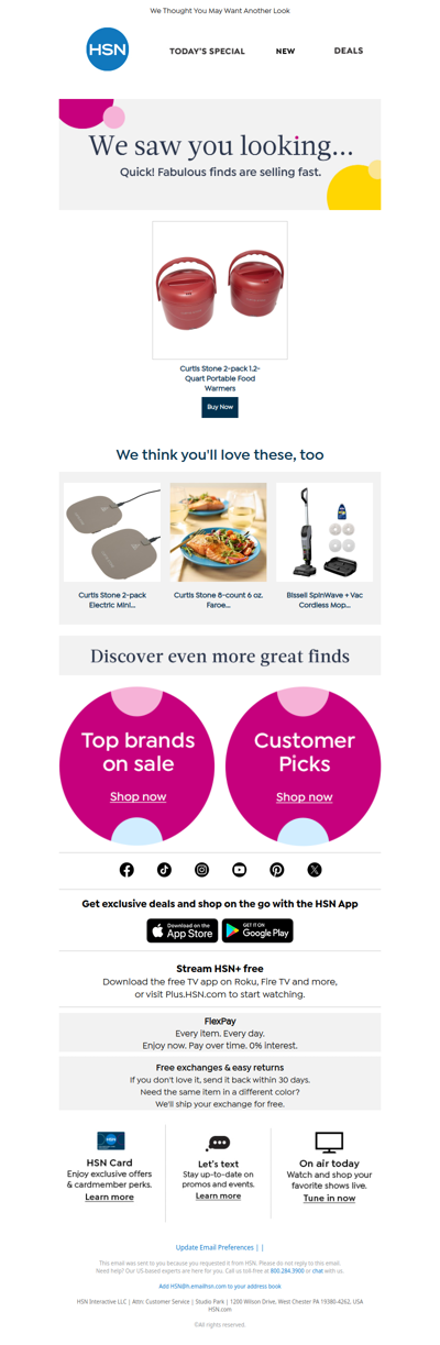 You Picked a Good One: Curtis Stone 2-pack 1.2-Quart Portable Food Warmers