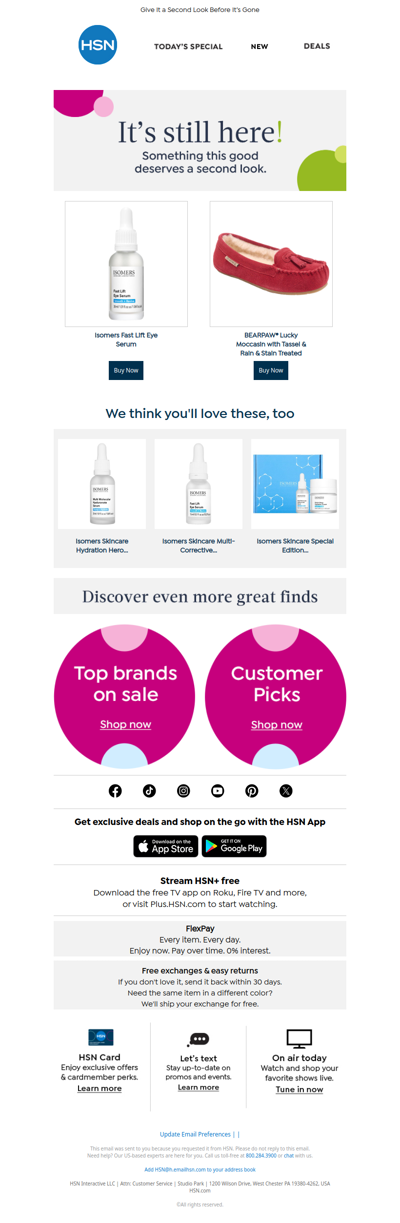 It's Still Here! Isomers Fast Lift Eye Serum