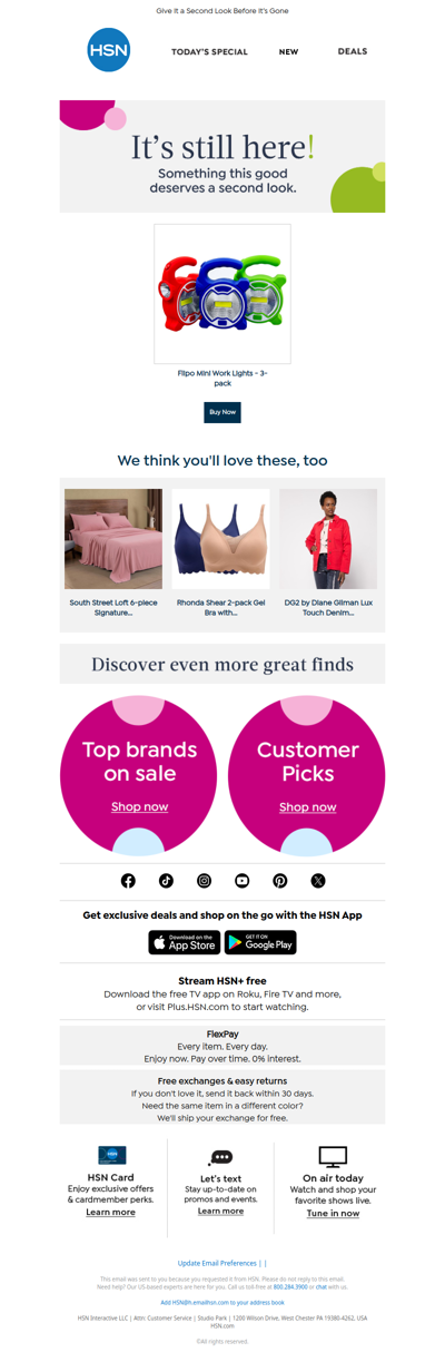 It's Still Here! Flipo Mini Work Lights - 3-pack