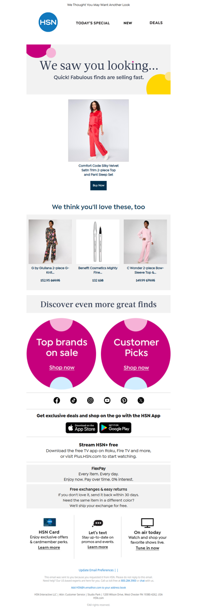 You Picked a Good One: Comfort Code Silky Velvet Satin Trim 2-piece Top and Pant Sleep Set