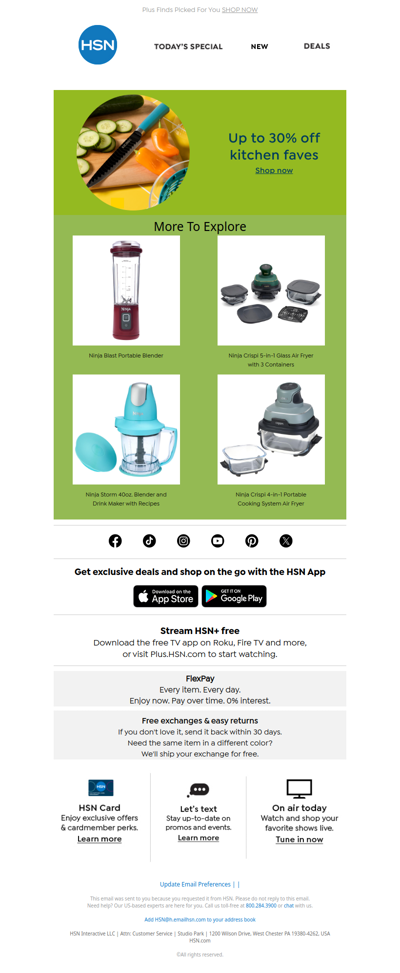 Cook Up Savings—Culinary Up to 30% Off