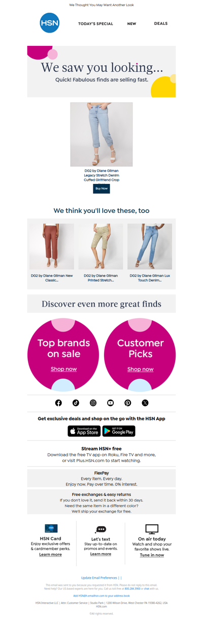 You Picked a Good One: DG2 by Diane Gilman Legacy Stretch Denim Cuffed Girlfriend Crop Jean