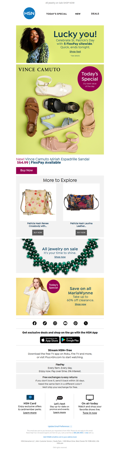 Step Into Spring with Vince Camuto & 5 FlexPay