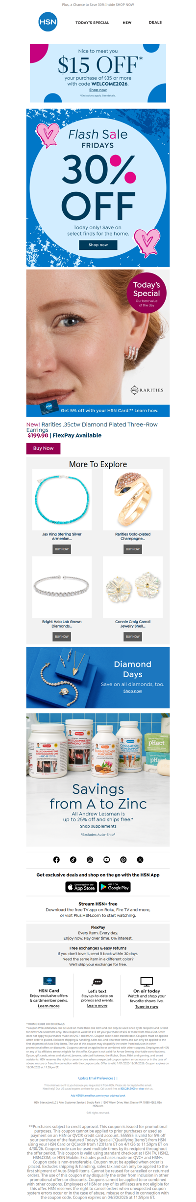 Stun, Shine & Save! Rarities Diamond Hoops ✨