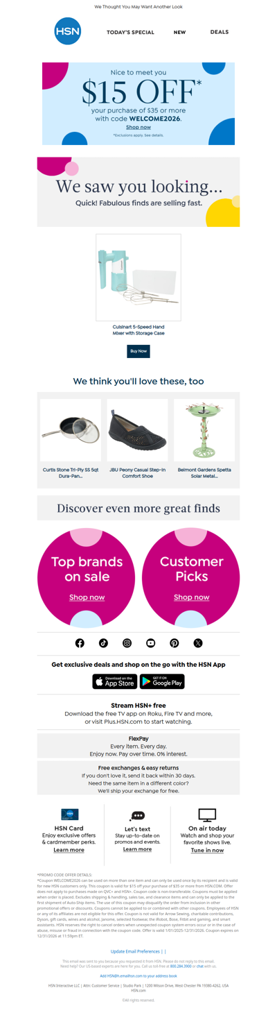 You Picked a Good One: Cuisinart 5-Speed Hand Mixer with Storage Case