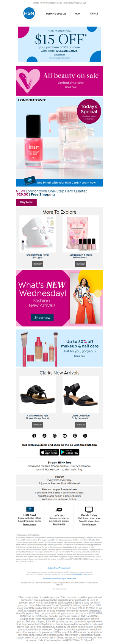 All Beauty on Sale! Even a Londontown Today's Special