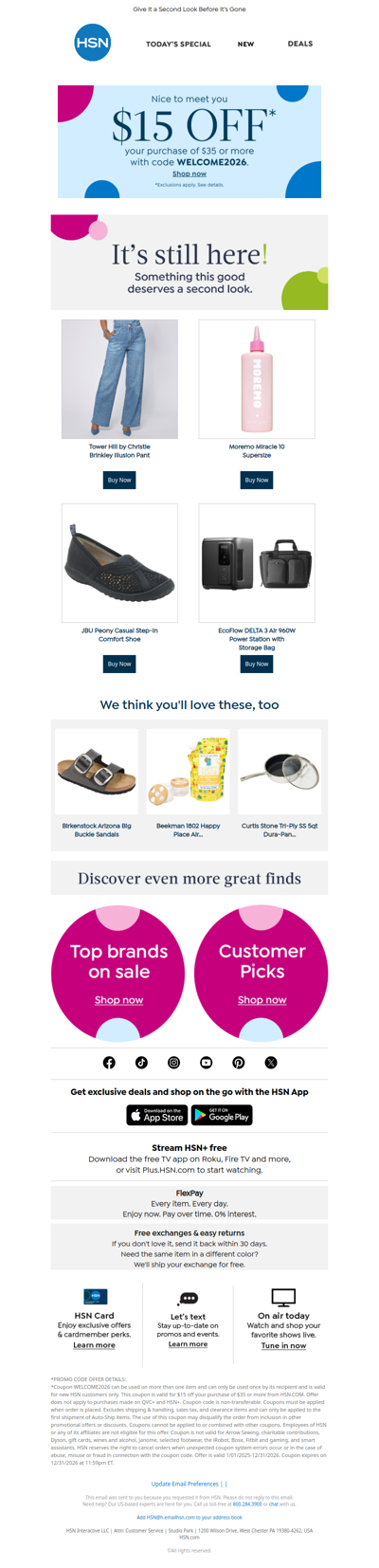 It's Still Here! Tower Hill by Christie Brinkley Illusion Pant