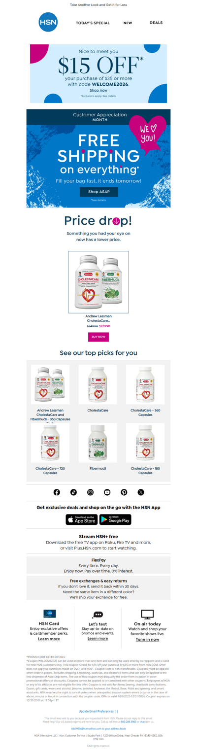 Price Drop + Free Shipping!