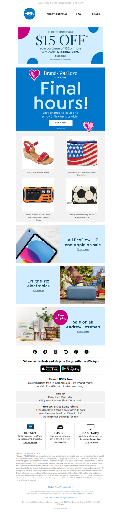 Final Hours ⏳ 5 FlexPay Sitewide