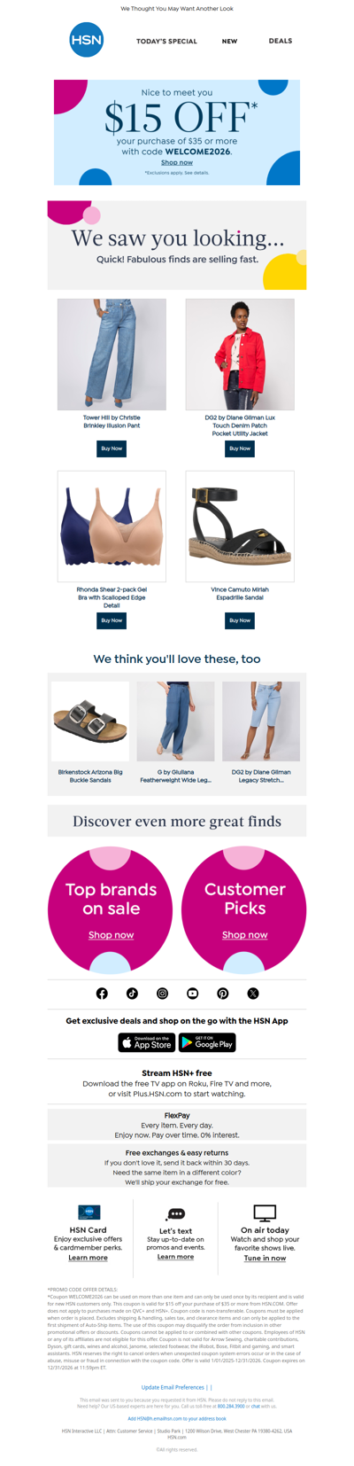 You Picked a Good One: Tower Hill by Christie Brinkley Illusion Pant