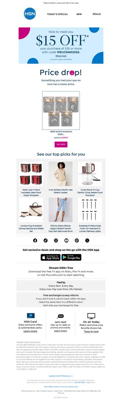 Price Drop! MS67 ANACS America's 250th Anniversary 5-Coin Set - Auto-Ship®