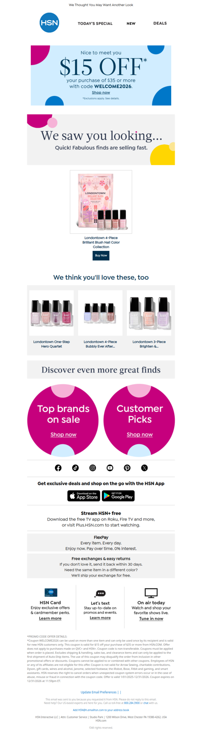 You Picked a Good One: Londontown 4-Piece Brilliant Blush Nail Color Collection