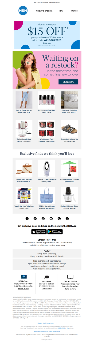 Waiting on a Restock?