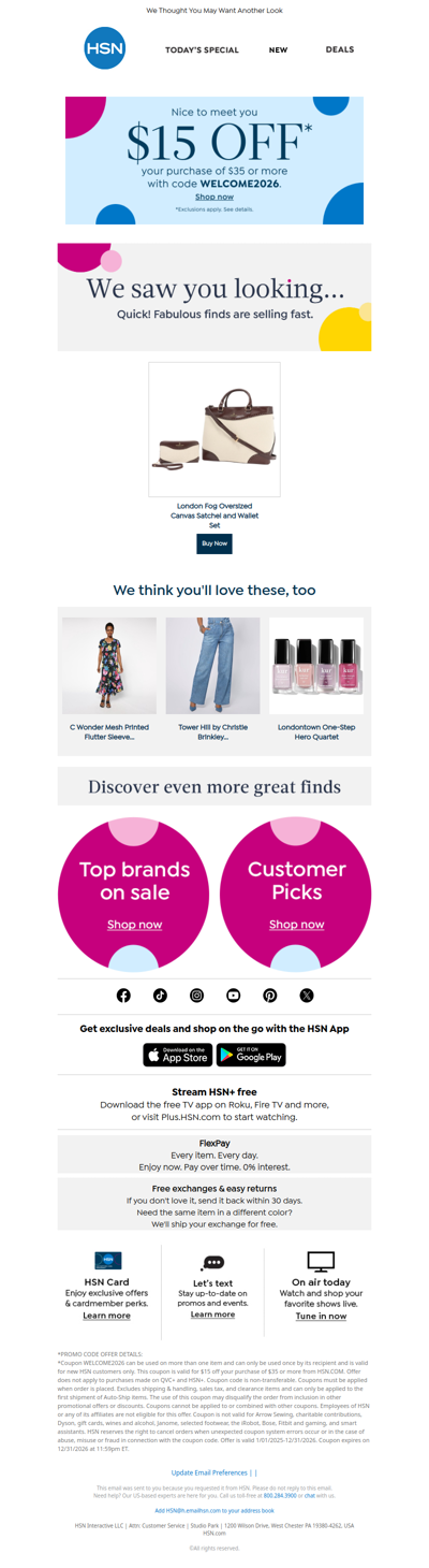 You Picked a Good One: London Fog Oversized Canvas Satchel and Wallet Set