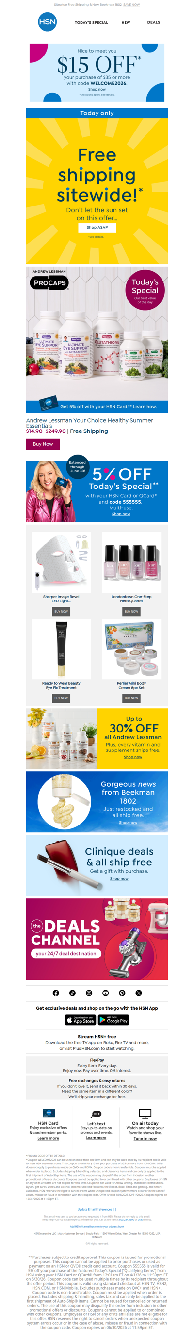Save on Summer Faves from Andrew Lessman