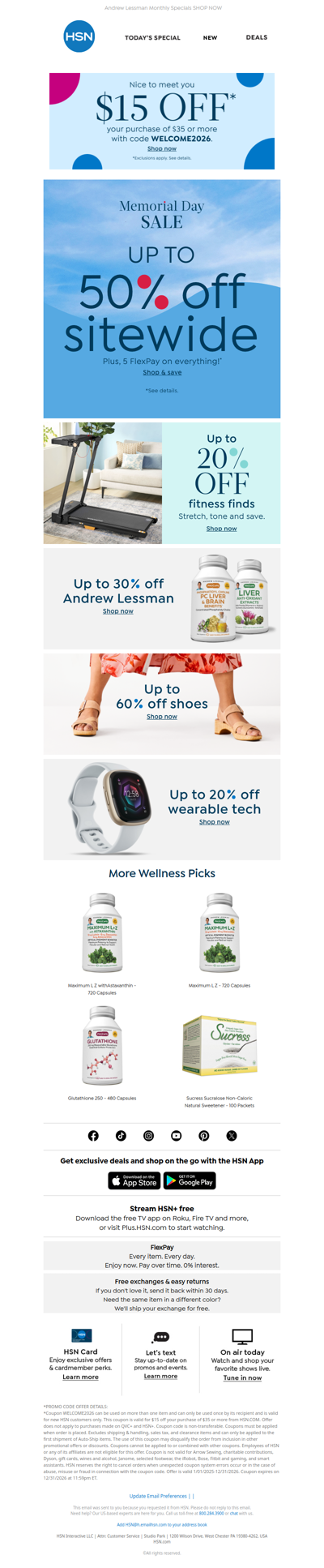 Up to 50% Off Wellness & More 🤩