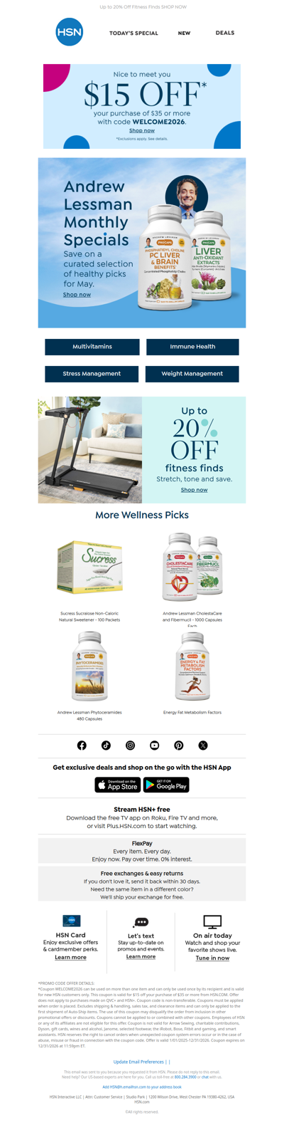 Don't Miss Out! Andrew Lessman Monthly Specials