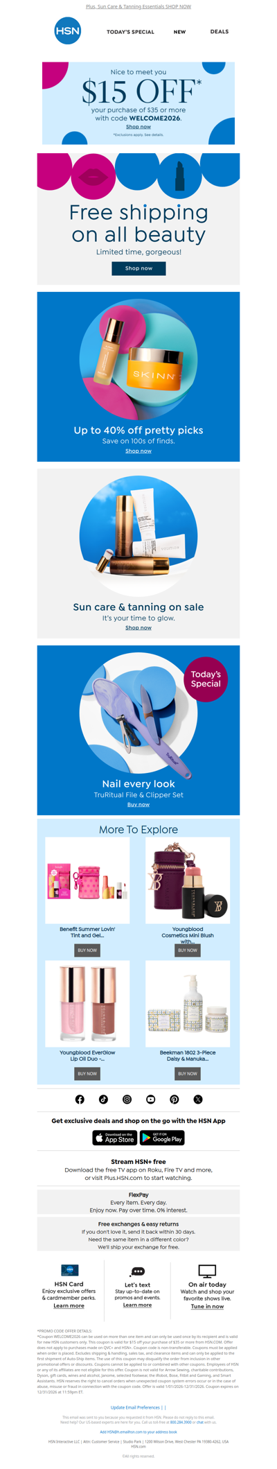 Free Shipping on ALL Beauty