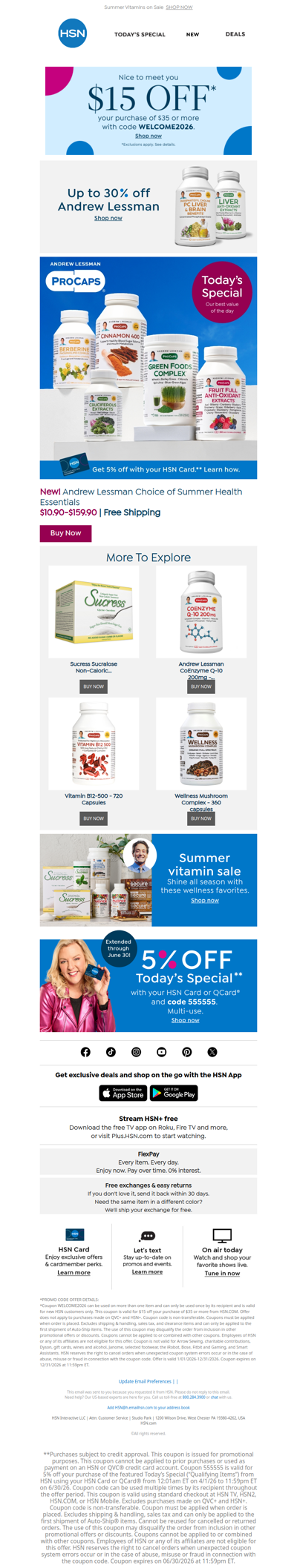 Get an Andrew Lessman Wellness Boost