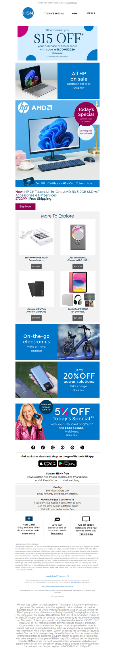 Get an HP Bundle at Our Lowest Price + 5 FlexPay Sitewide
