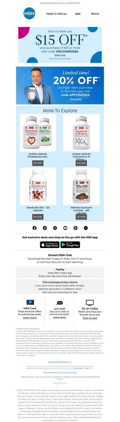 20% Off When You Shop in the App
