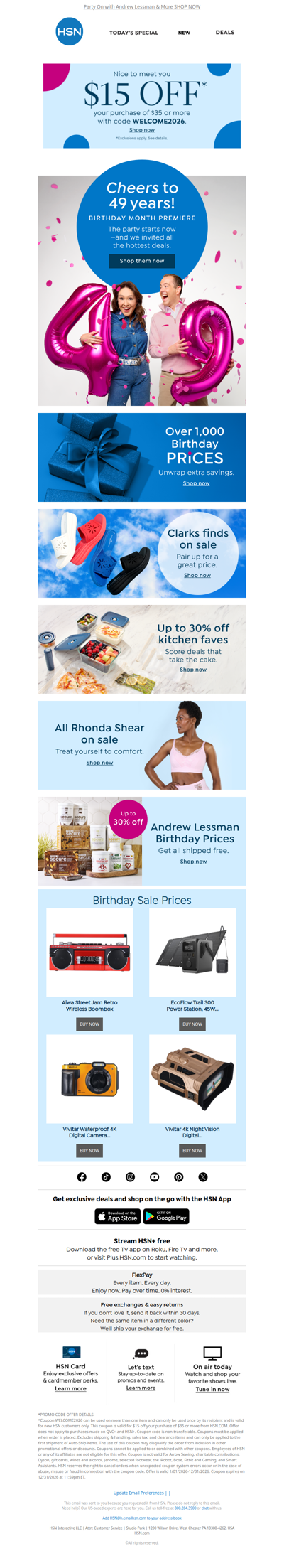 Celebrate 49 Years with Big Savings 🎂